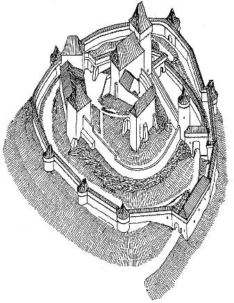 hrad Kumburk � hmotov� rekonstrukce