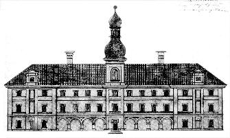 návrh na fasádu jesuitského semináře