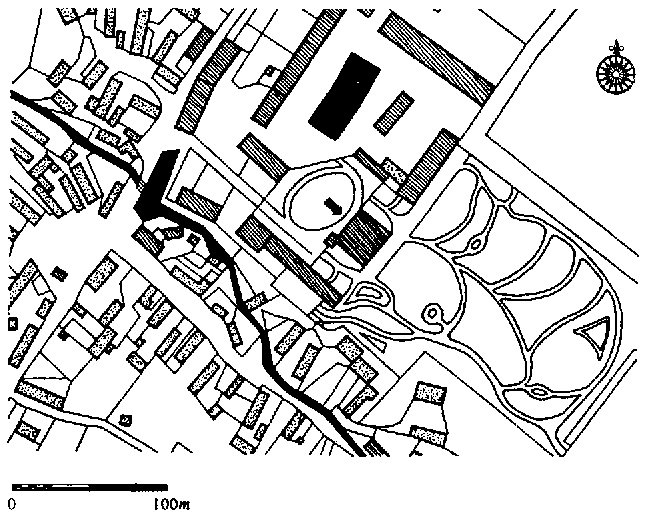 tvrz v D�tenic�ch � katastr