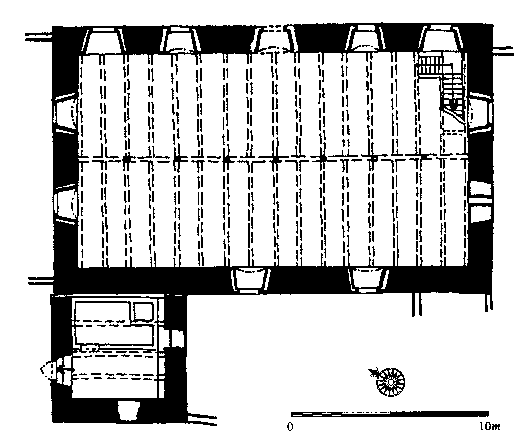tvrz v Konecchlumí – půdorys