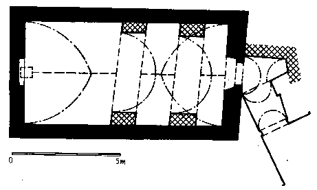 tvrz v Milkovicích – půdorys