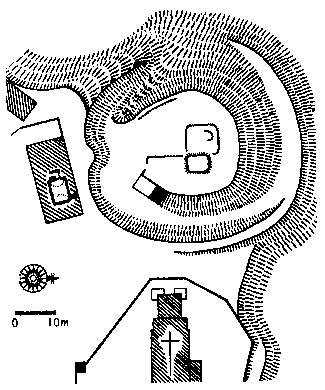 tvrz v Mlázovicích – náčrt