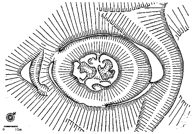 tvrz Mokřice – půdorys