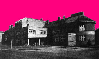 modernistic bussiness academy building by famous local architect enk musil (1930)