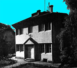 simple house in unique czech cubism style by pavel jank (1911)